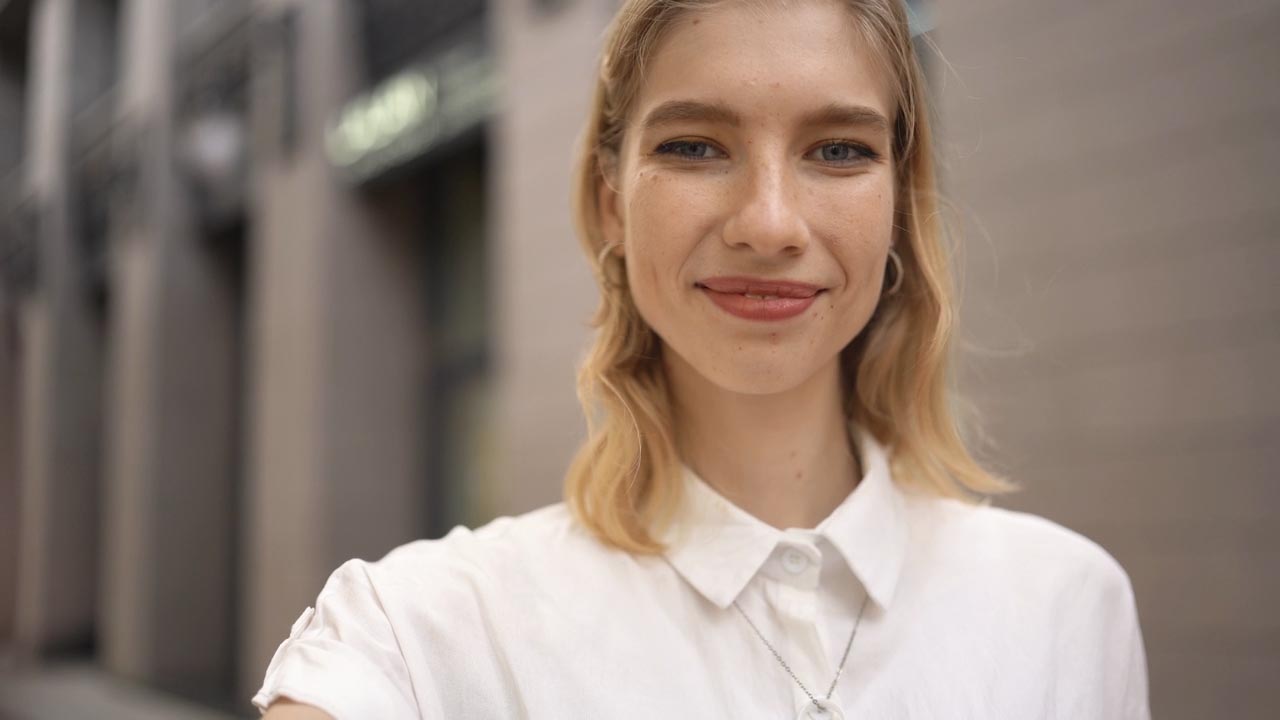 Eksempel på selfie til identifikation