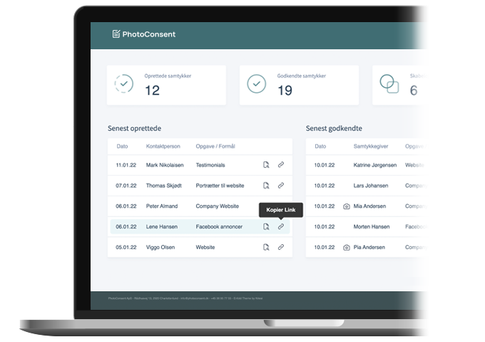 PhotoConsent Dashboard